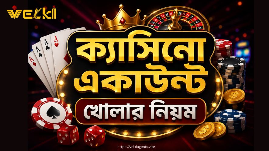 ক্যাসিনো একাউন্ট খোলার নিয়ম Velk